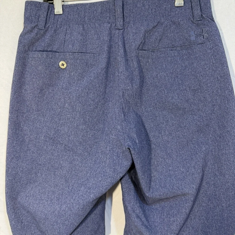 Under Armour Heat Gear Golf Shorts Men's Fits 30 Blue Performance Outdoor Flex